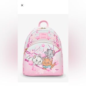 Disney Loungefly the Aristocats kittens cherry blossom mini backpack